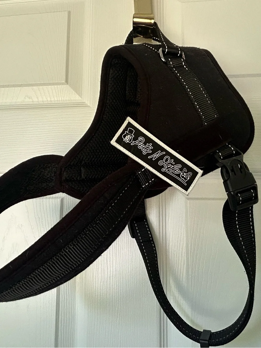 XL Black Dog Harness
